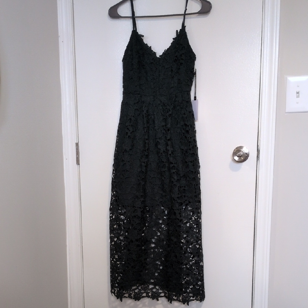 NWT ASTR Green Lace Dress